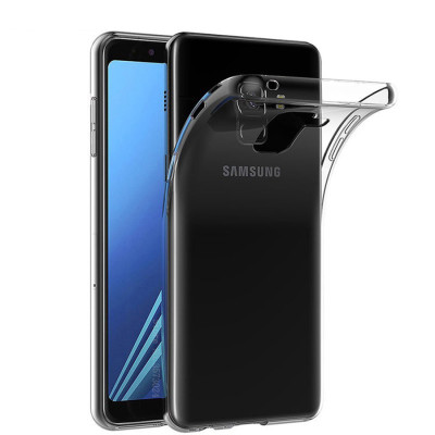 Силиконови гърбове Силиконови гърбове за Samsung Силиконов гръб ТПУ ултра тънък за Samsung Galaxy J6 2018 J600F кристално прозрачен